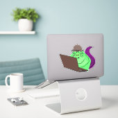 Naughty Squirrel #144 Sticker (Laptop op bureau)