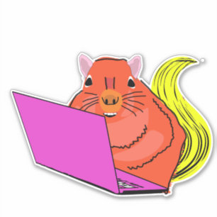 Naughty Squirrel #158 Sticker