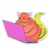 Naughty Squirrel #158 Sticker (Voorkant)