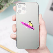 Naughty Squirrel #164 Surfing Sticker (Telefoon)