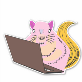 Naughty Squirrel #165 Sticker