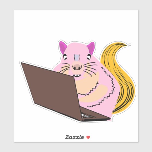 Naughty Squirrel #165 Sticker (Vel)