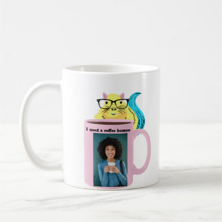 Naughty Squirrel #168 Coffee Human Koffiemok