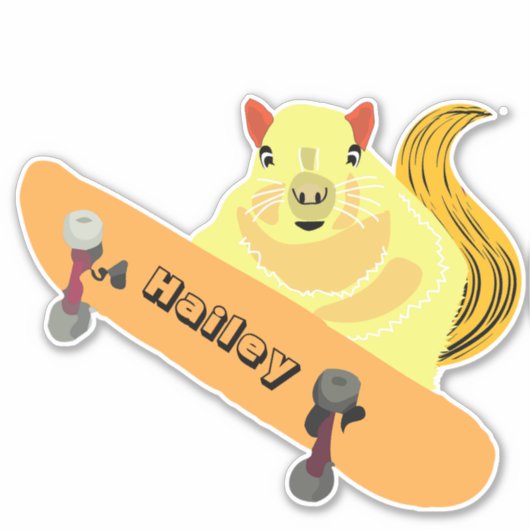 Naughty Squirrel #169 Hailey Sticker (Voorkant)
