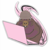 Naughty Squirrel #171 Sticker (Voorkant)