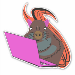 Naughty Squirrel #181 Sticker
