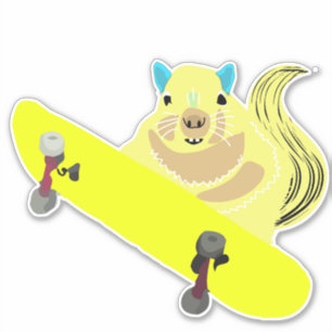 Naughty Squirrel #186 Sticker