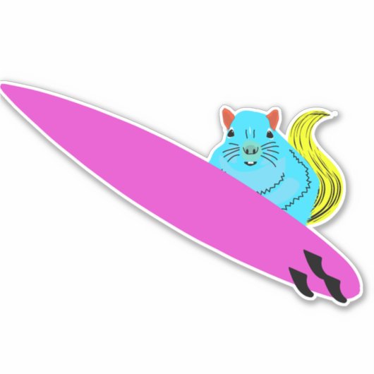 Naughty Squirrel #204 Sticker (Voorkant)