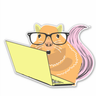 Naughty Squirrel #207 Sticker