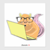 Naughty Squirrel #207 Sticker (Vel)