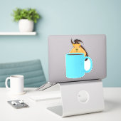 Naughty Squirrel #240 Sticker (Laptop op bureau)