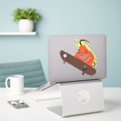 Naughty Squirrel #241 Sticker (Laptop op bureau)