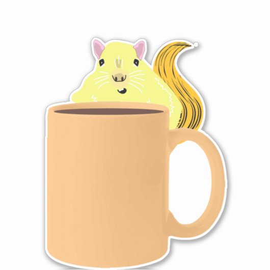 Naughty Squirrel #256 Sticker (Voorkant)