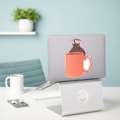Naughty Squirrel #259 Sticker (Laptop op bureau)