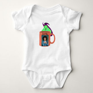 Naughty Squirrel #272 Baby koffie Romper