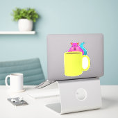 Naughty Squirrel #279 Sticker (Laptop op bureau)