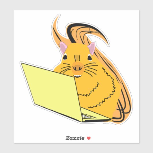 Naughty Squirrel #2 Sticker (Vel)