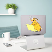 Naughty Squirrel #2 Sticker (Laptop op bureau)
