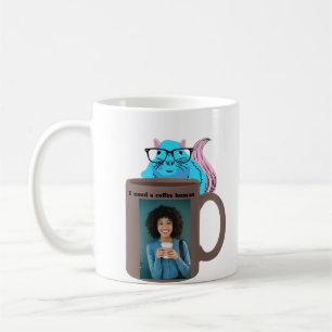 Naughty Squirrel #318 Coffee Human Koffiemok