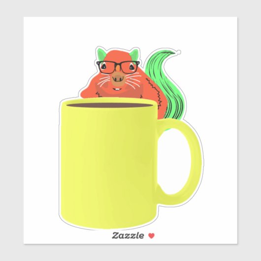 Naughty Squirrel #340 Sticker (Vel)