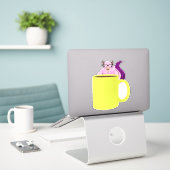 Naughty Squirrel #344 Sticker (Laptop op bureau)