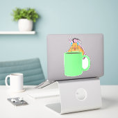 Naughty Squirrel #346 Sticker (Laptop op bureau)