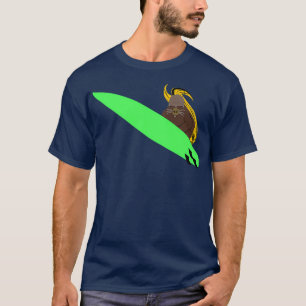 Naughty Squirrel 364 Surfen T-shirt