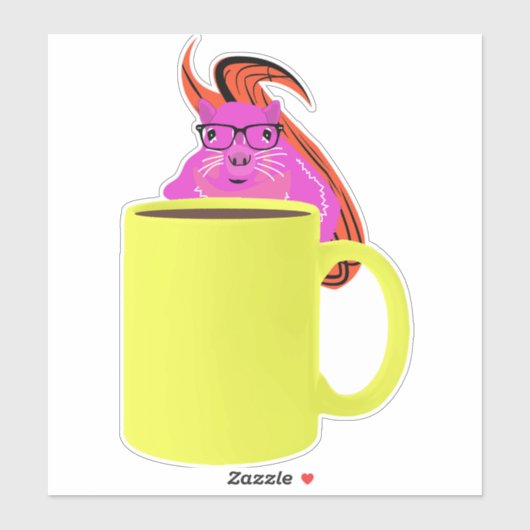 Naughty Squirrel #379 Sticker (Vel)