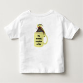 Naughty Squirrel #396 Toddler Kinder Shirts (Achterkant)