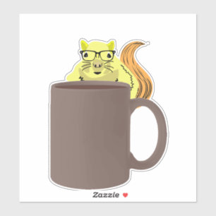 Naughty Squirrel #419 Sticker