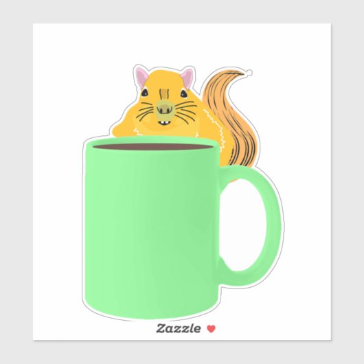 Naughty Squirrel #445 Sticker (Vel)