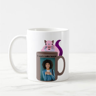 Naughty Squirrel #456 Koffee Human Koffiemok