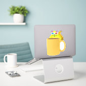 Naughty Squirrel #463 Sticker (Laptop op bureau)