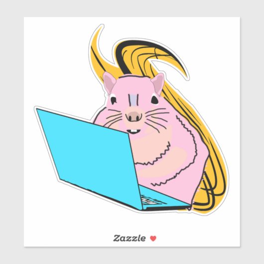 Naughty Squirrel #4 Sticker (Vel)