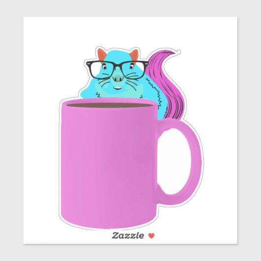 Naughty Squirrel #528 Sticker (Vel)