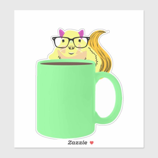 Naughty Squirrel #542 Sticker (Vel)