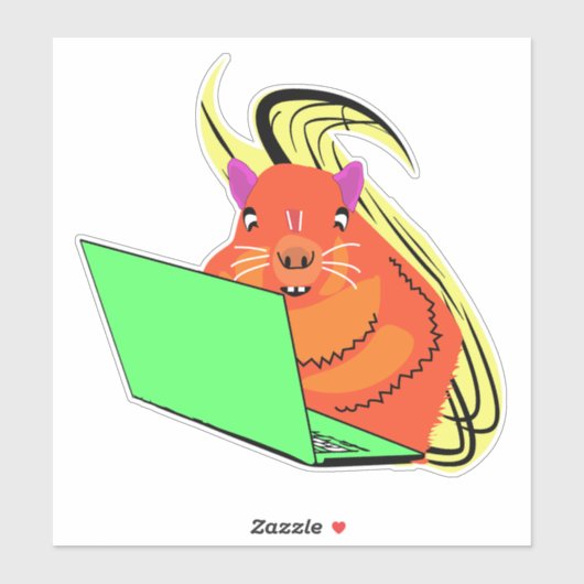 Naughty Squirrel #54 Sticker (Vel)