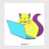 Naughty Squirrel #56 Sticker (Vel)