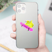 Naughty Squirrel #619 Brett Skateboarden Sticker (Telefoon)