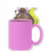 Naughty Squirrel #626 Sticker (Voorkant)