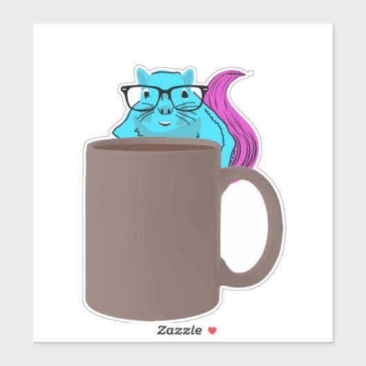 Naughty Squirrel #641 Sticker (Vel)