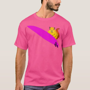 Naughty Squirrel 648 Surfing T-shirt