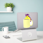 Naughty Squirrel #663 Sticker (Laptop op bureau)