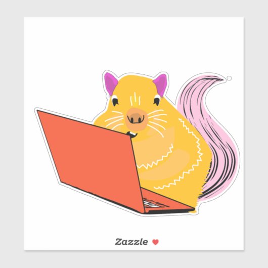 Naughty Squirrel #70 Sticker (Vel)