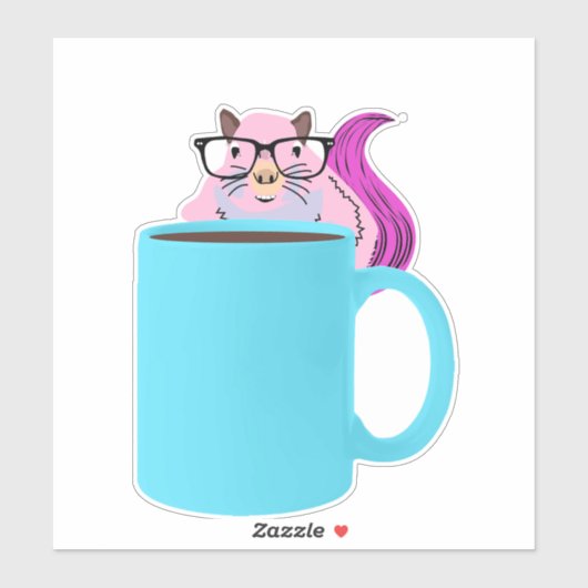 Naughty Squirrel #710 Sticker (Vel)