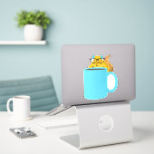 Naughty Squirrel #759 Sticker (Laptop op bureau)