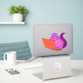 Naughty Squirrel #76 Sticker (Laptop op bureau)
