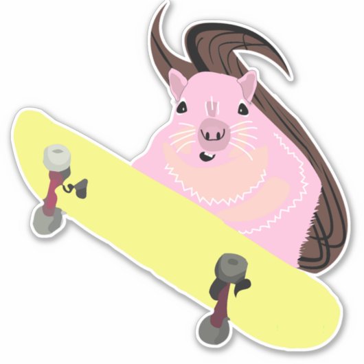 Naughty Squirrel #77 Sticker (Voorkant)