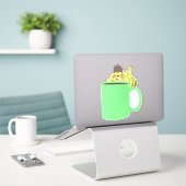 Naughty Squirrel #792 Sticker (Laptop op bureau)