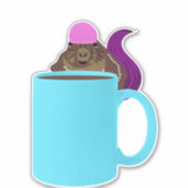 Naughty Squirrel #853 Sticker (Voorkant)